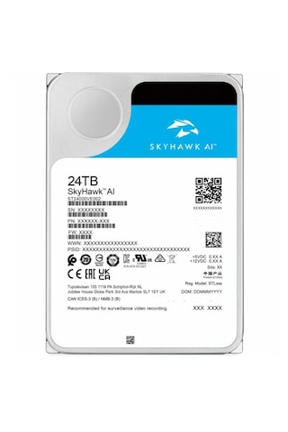 Seagate Skyhawk St24000ve002 24tb 5 Yıl Resmi Türkiye Garantili