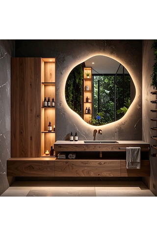 Kael Günışığı Lavabo & Banyo Aynası Dokunmatik Sensörlü 70 X 70
