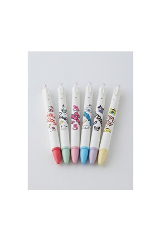 6'lı Set Kawaii Sanrio Jel Kalem 0.5 Beyaz