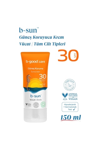 B-Good Care Yetişkin Vücut Güneş Kremi SPF30 150 ML