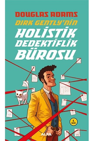 Ruhun Uzun Karanlık Çay Saati + Dirk Gently'nin Holistik Dedektiflik Bürosu + Okuma Sticker'ları