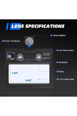 Kaynak Kask Otomatik Olarak Ayarlanabilir Gölge Ile Gerçek Renk Kaput Kararan