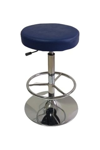 Bar Taburesi Lüks Krom Ayaklı Çemberli