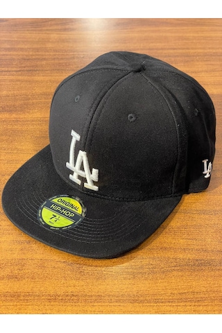 La Lakers Siyah Pamuklu Hip Hop Snapback Rapper Basket Cap Şapka
