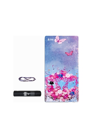 Tusi Yoga Matı Ve Pilates Minderi Cennet Gezintisi Çok Renkli