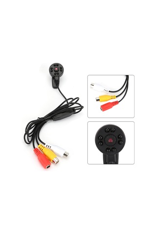 Geeroyoo 1.3 Mp 8 Led Işık Vermeyen Kamera - Ir Gece Görüşü, Sesli Video Gözlem Sondajı, Düz Lens, Kolay Kurulum