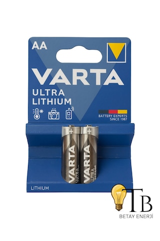 Varta Ultra Lıthıum Aa Kalın Pil 2'li