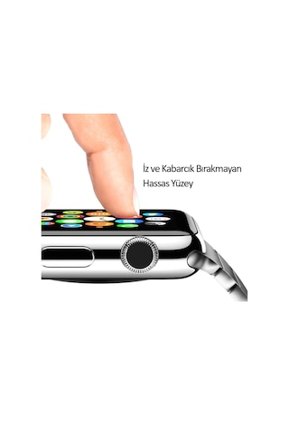 Apple Uyumlu Watch 4 5 40 Mm 3D Tam Kaplayan Cam Ekran Koruyucu Filmi