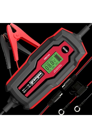Grangos Gbc4a 6v / 12v 70 Ah Akıllı Dijital Akü Şarj Ve Bakım Cihazı