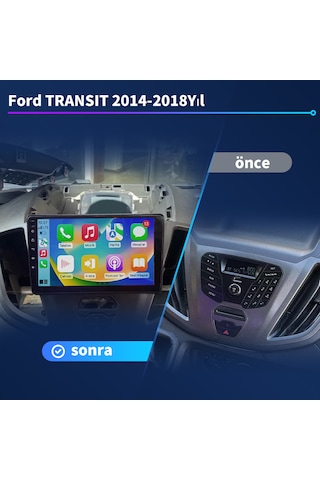 Ford Transıt 2014-2018yıl 4gb Ram 64gb Rom Navigasyon Carplay Mul