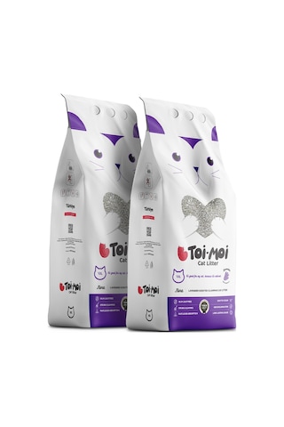 Toi Moi Lavanta Kokulu Sodyum Bentonit Kedi Kumu 2 x 10 L