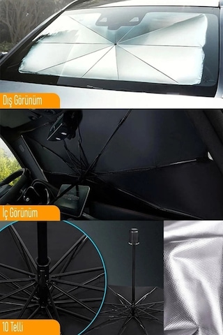Volvo V40 Cross Country 1.6 D2 Araca Uygun Oto Ön Cam Güneşliği Şemsiye