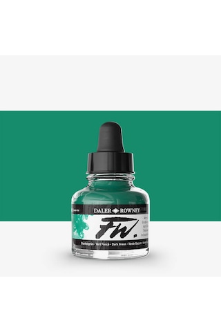 Daler Rowney Fw Ink Akrilik Mürekkep 29.5 Ml Dark Green 326 Diğer
