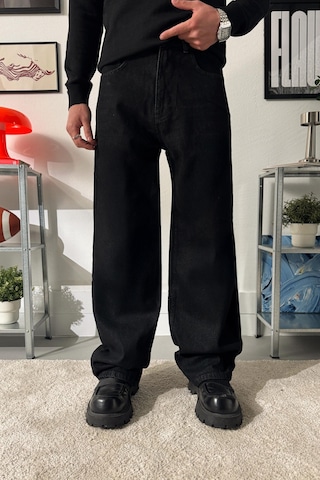 Flaw Basic Baggy Jean-28658 Antrasit
