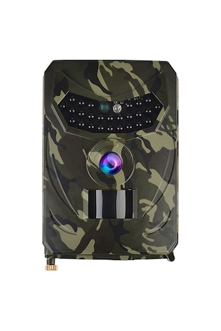 Yunboo Pr-100 Yeşil Kamuflaj Av Kamerası: 1200 Mp, 1080p Hd, Gece Görüşlü, Ip56 Suya Dayanıklı, Aa Pil İle Çalışan Çok Renkli