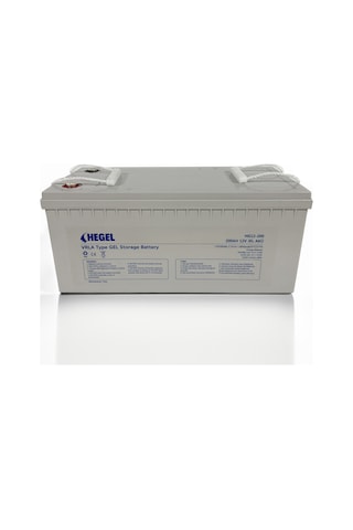 Hegel - İnges 12 Volt 200 Amper Derin Döngü Jel Akü - 12v 200ah Jel Akü - Karavan , Bağ Evi Aküsü