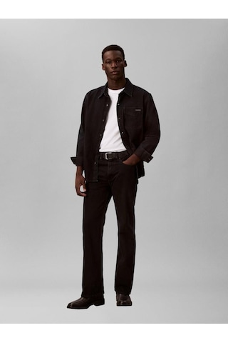 Calvin Klein Blue Black Stone 90s Overshırt-12593 Siyah