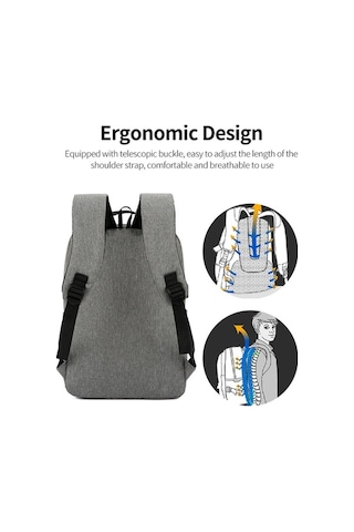 Pazly Geniş Kapasiteli Oxford Kumaş Bilgisayar Çantası Seti - Şık İş & Seyahat Çantası Lacivert