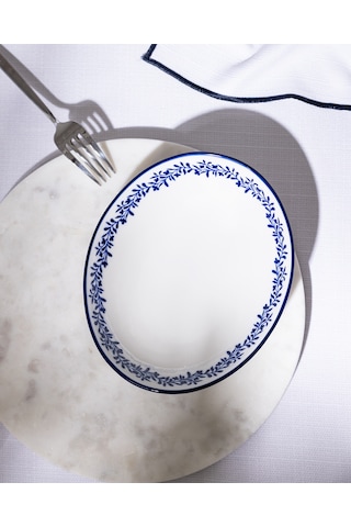 Madame Coco Reve Bleu Orva Tabak - 19 Cm - Mavi/beyaz 8684427225455 Çok Renkli