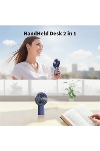 Misting Fan Taşınabilir El Fanı, 4000mah El Sulu Fan 90 Ayarlanabilir Küçük Bay Fan Seyahat Ev Açık Plaj Için, B 9027 Renkli