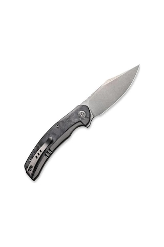 We Knife Snick Titanium Grey Marble Cf Kamp Çakı Gri - Siyah