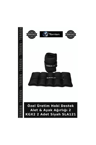 Özel Üretim Hobi Destek Alet & Ayak Ağırlığı 2 Kgx2 2 Adet Siyah Sla121