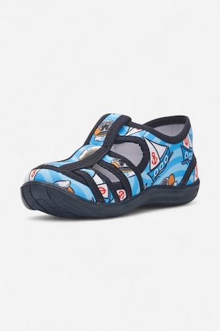 Günlük Unisex Çocuk Sandalet Esnek Kaymaz Taban Keten Cırtlı Yazlık Ev Okul Kreş Ayakkabı 143 Laci Gemici