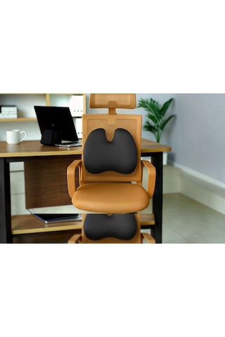 Yeni Nesil Visco Ortopedik Ergonomik Rahat Oturuş Visco Bel,sırt Minderi Veya Yastığı 1