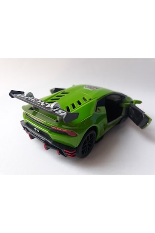 Lamborghını Huracan Lp620-2 Trofeo Green Diecast Metal Araba