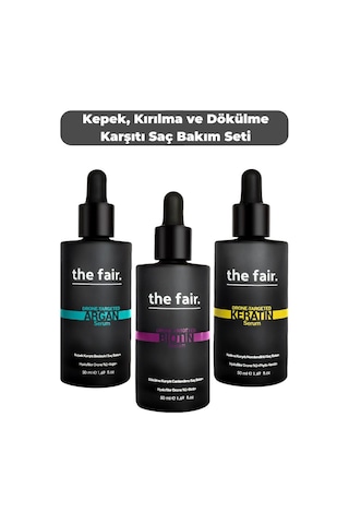 the fair. Argan Serum 50 ML + Keratin Serum 50 ML + Biotin Serum 50 ML