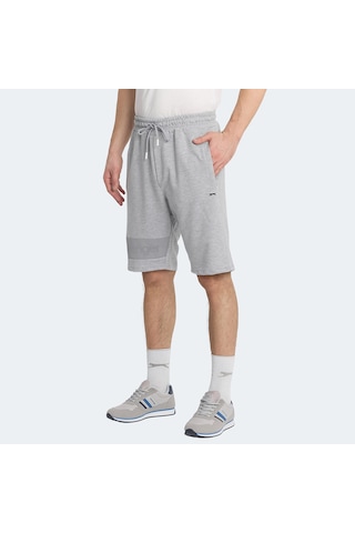 Slazenger NUKA Erkek Cepli Kapri Gri Şort