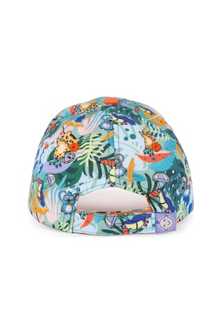 Milk & Moo Jungle Friends 4-6 Yaş Erkek Çocuk Şapkası - Turuncu, Nakışlı, Ayarlanabilir Yazlık