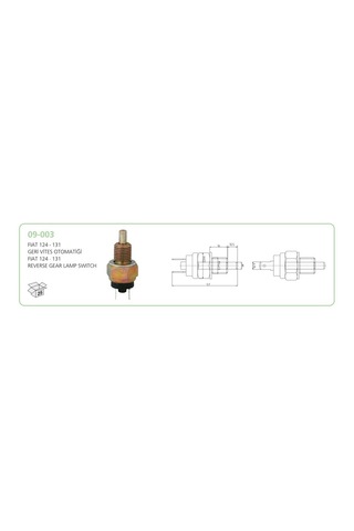 Aksa 09-003 - Gerı Vıtes Musuru Kısa Tıp M131 Dks
