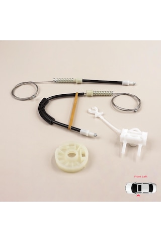 Alfa Romeo 156 932 1996-2007 4/5 Kapı İçin Ön Sol Cam Kriko Seti