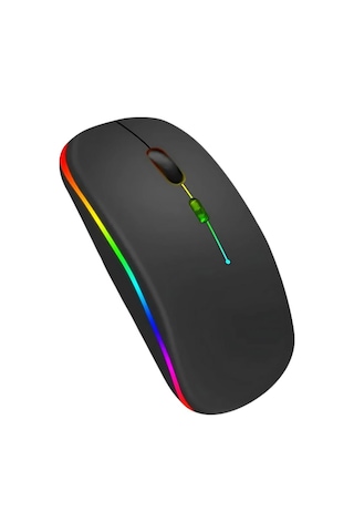 Coofbe Rgb Işıklı Ayarlanabilir 3dpı Şarjlı Sessiz 2.4g+kablosuz Bluetooth Mouse Laptop Tablet Uyumlu