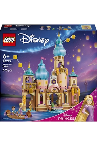 LEGO® ǀ Disney Princess Rapunzel’in Şatosu 43297 - 6 Yaş ve Üzeri Çocuklar için Yaratıcı Oyuncak Yapım Seti (676 Parça)