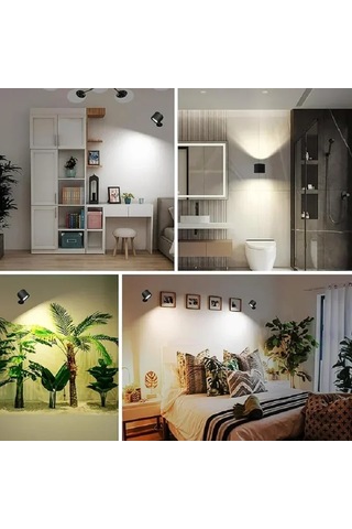 Liangmei Modern Manyetik Dokunmatik Led Duvar Lambası Şarj Ahşap