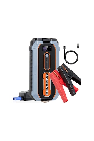 Akü Takviye Cihazı Usb Powerbank 12800 Mah 1200 Amper Fener Flaşör