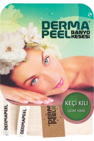 Dermapeel Keçi Kılı Banyo Kesesi Beyaz