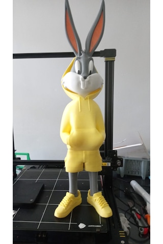 Sporcu Bugs Bunny 3d Figür 65 Cm