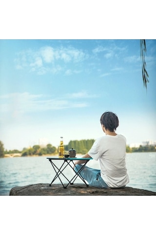 Bloomnest Yarısı Siyah, Renkli Katlanır Masa - Jq Çok Renkli, Alüminyum Açık Çok Renkli