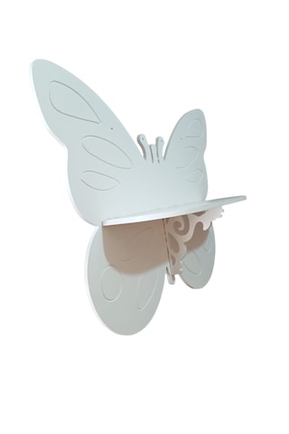 Ahşap Boyalı Mdf Dekoratif Duvar Rafı - Terek