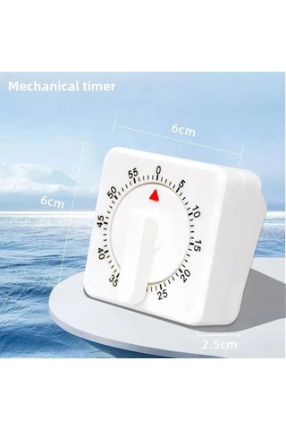 Symbee Küçük Domates Desenli Mekanik Zamanlayıcı - Pil Gerektirmeyen, Doğal Enerji, Akıllı Mutfak Hatırlatıcı Ve Dekoratif Süs