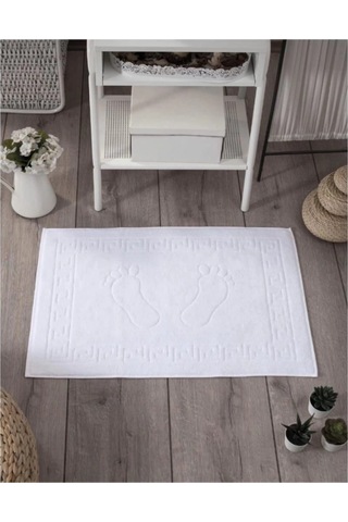 Eco Lounge Fiesta Soft Pamuk Ayak Havlusu 50x70 Cm Beyaz