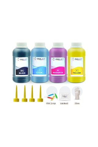 Bitmeyen Kartuş Inkjet Canon Mürekkep Seti 4X500 ML