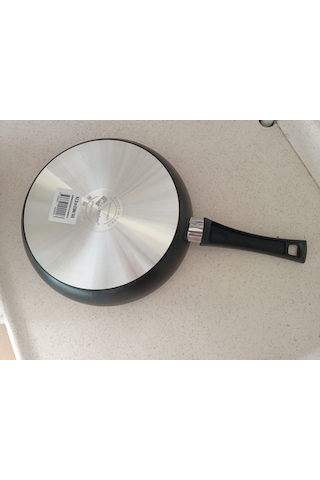 Hascevher Teflon Tava 26 Cm Siyah - Altın