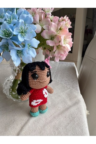 Amigurumı Mını Lılo Bebek 13 Cm