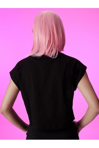 LOFT Loose Crop Kadın Tshirt K.kol Lf2034787 Q1.v1 Siyah
