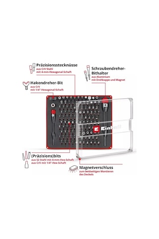 Einhell Hassas Bits Set 114 Parça - 49115040