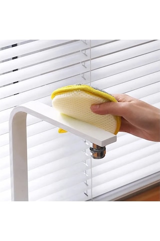 10 Adet Çift Taraflı Bulaşık Süngeri Bulaşık Yıkama Fırçası Tava Çok Renkli